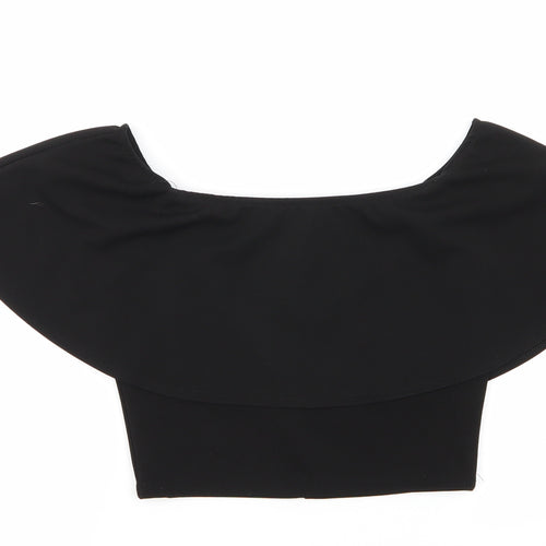 River Island Womens Black   Basic Tank Size 6