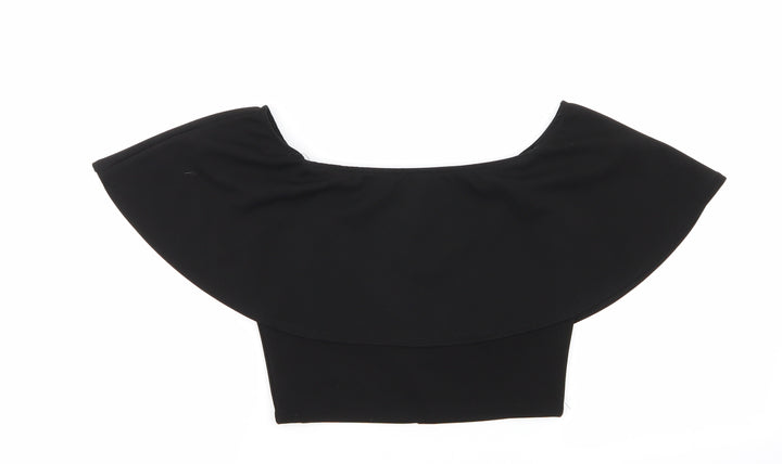 River Island Womens Black   Basic Tank Size 6