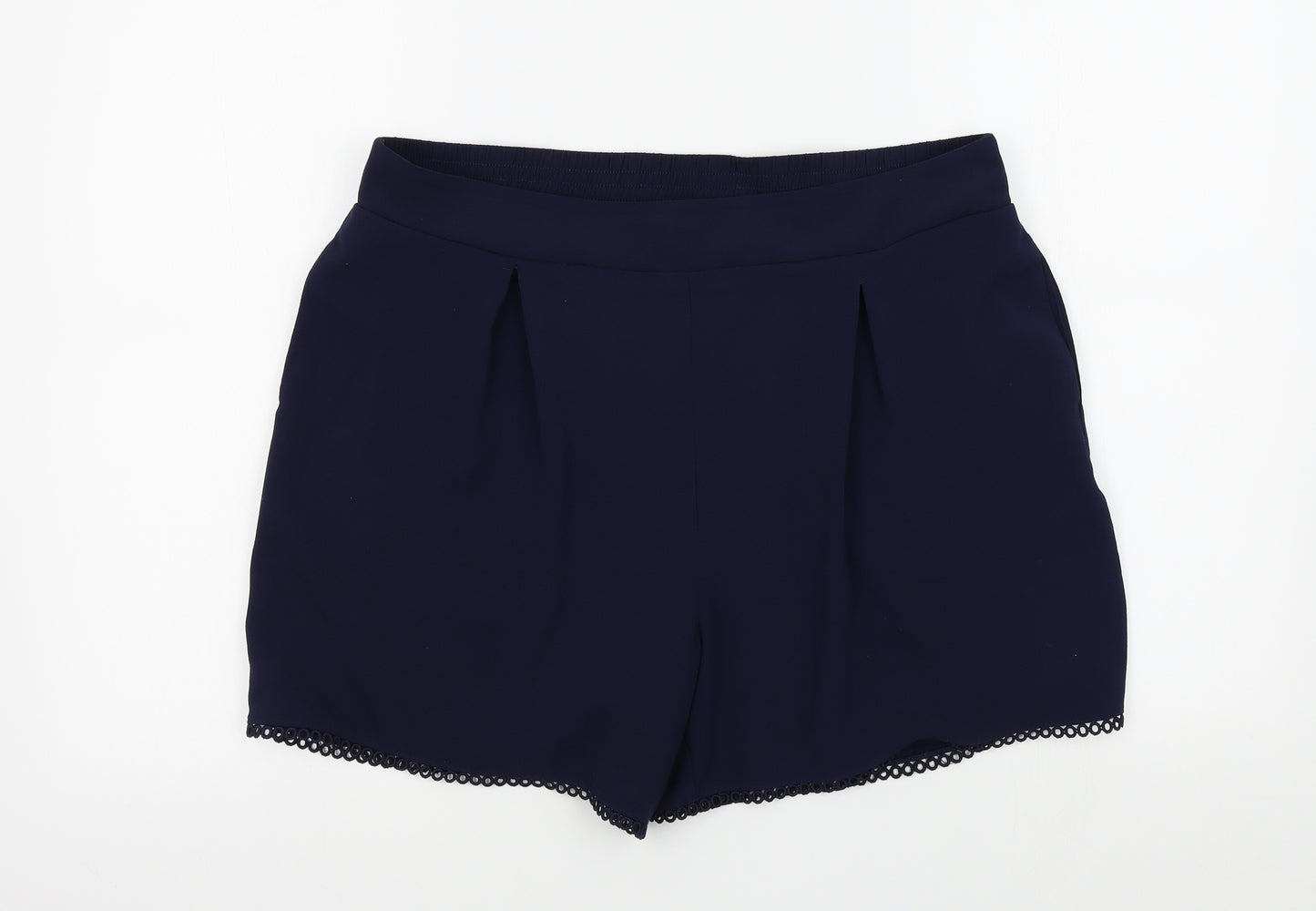 Dorothy Perkins Womens Blue Colourblock  Bermuda Shorts Size 14