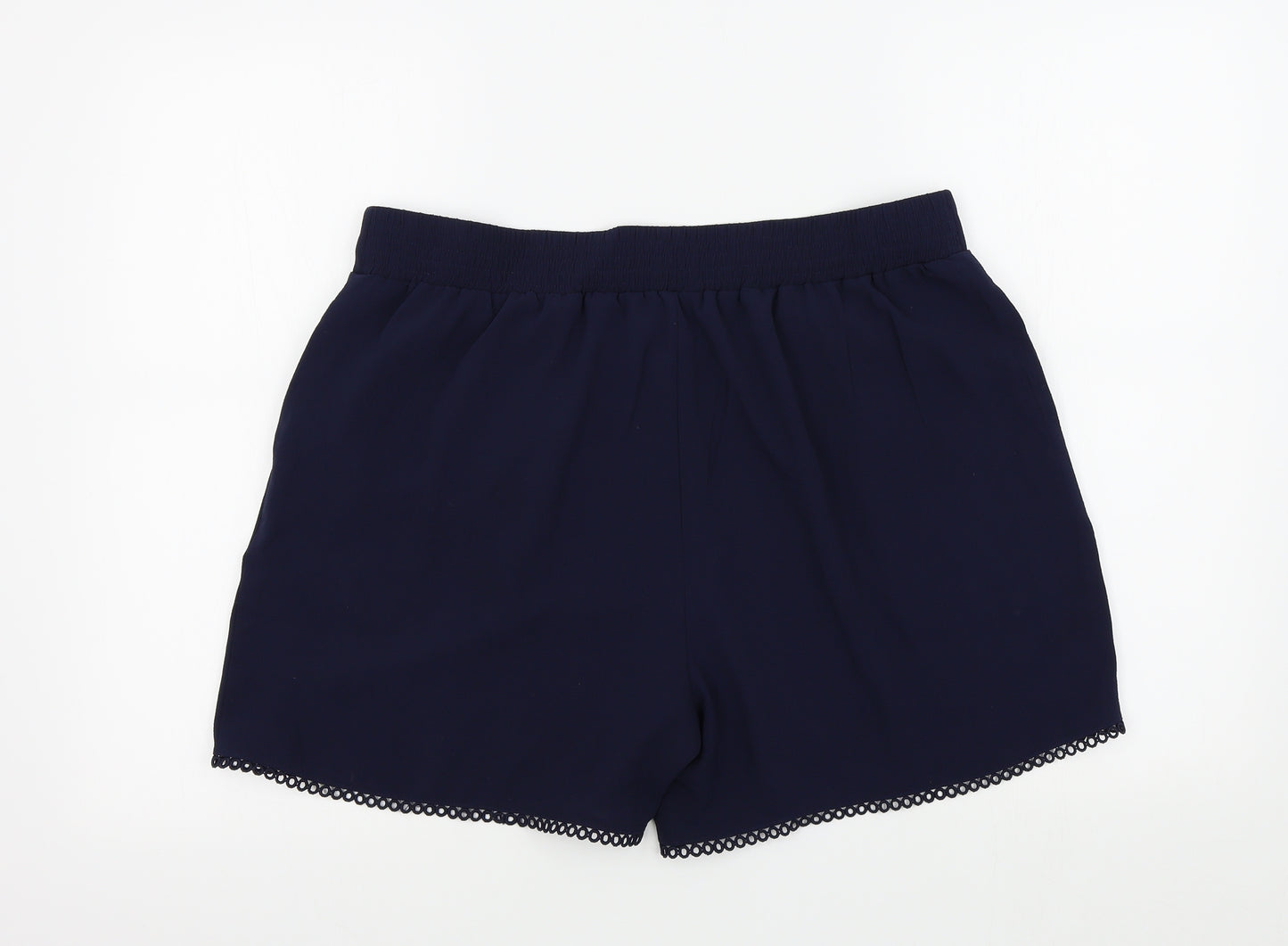 Dorothy Perkins Womens Blue Colourblock  Bermuda Shorts Size 14