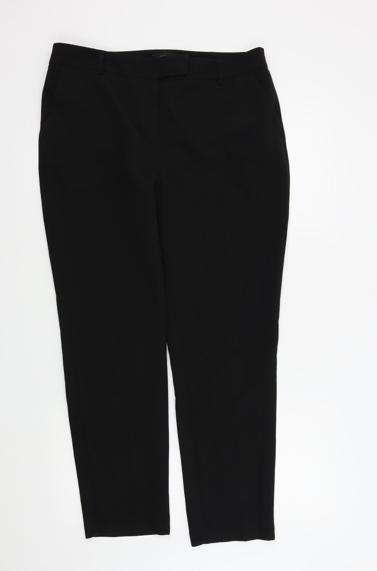 M&Co Womens Black   Trousers  Size 14 L28 in