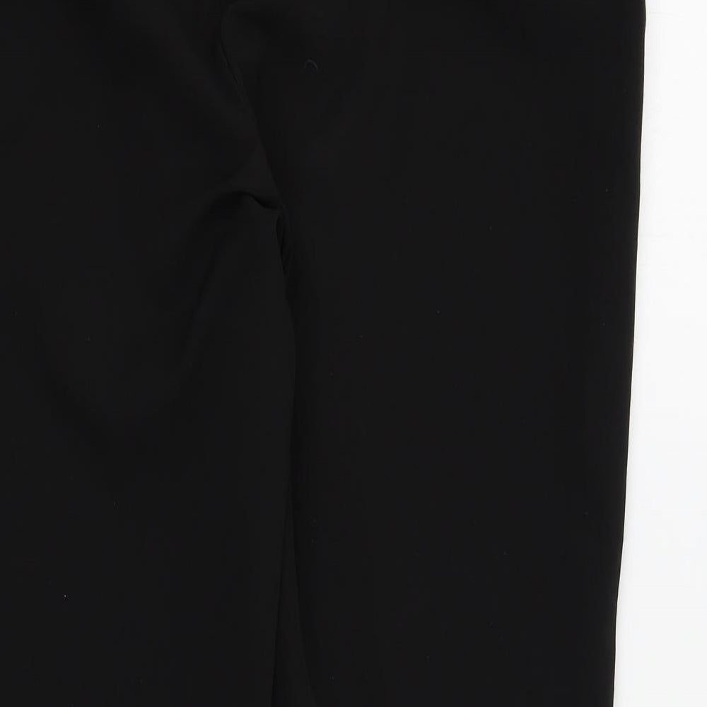 M&Co Womens Black   Trousers  Size 14 L28 in