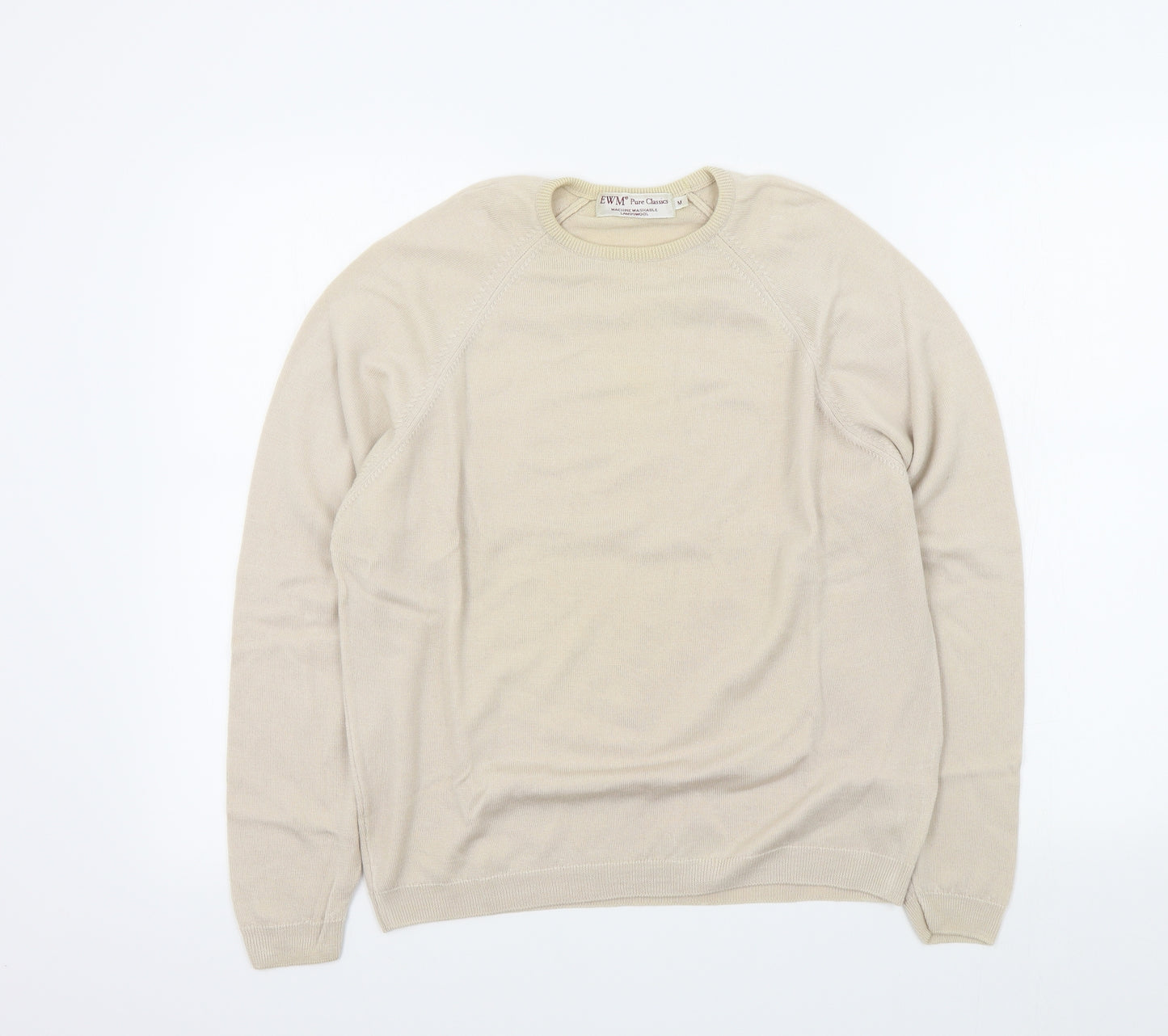 EWM Womens Beige   Pullover Jumper Size M