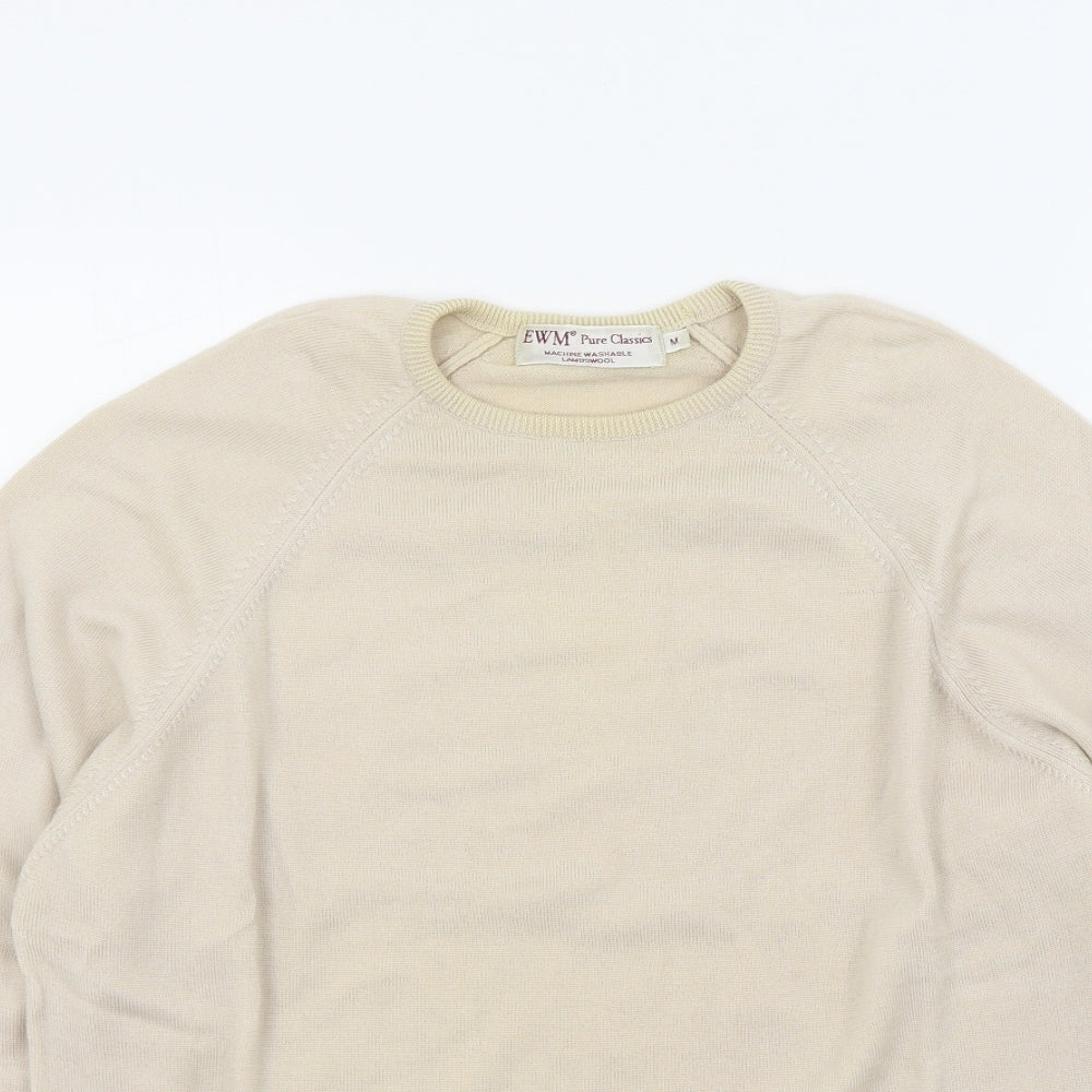 EWM Womens Beige   Pullover Jumper Size M