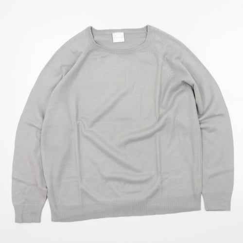 Wardrobe Womens Grey   Pullover Jumper Size 14