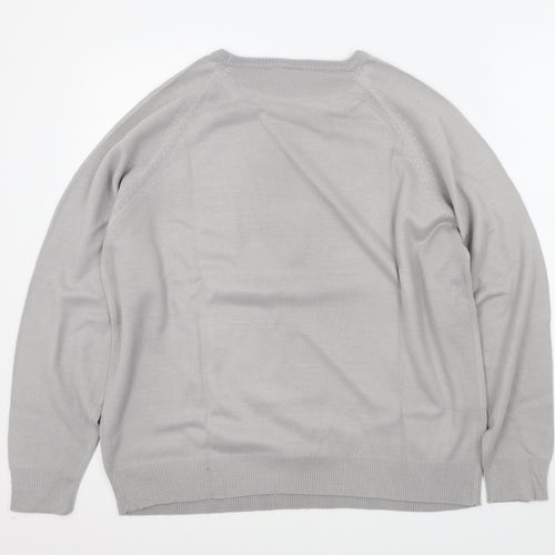 Wardrobe Womens Grey   Pullover Jumper Size 14