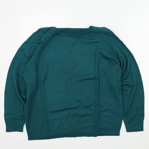 Wardrobe Womens Green   Pullover Jumper Size 12