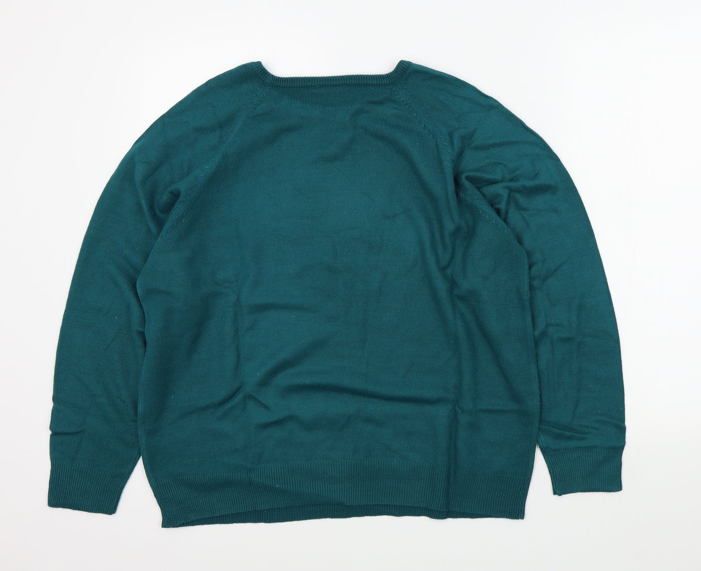 Wardrobe Womens Green   Pullover Jumper Size 12