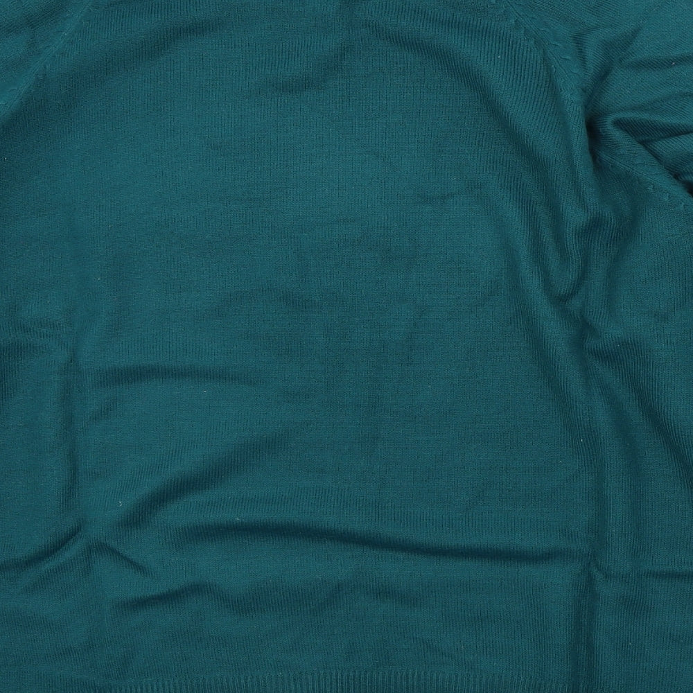 Wardrobe Womens Green   Pullover Jumper Size 12