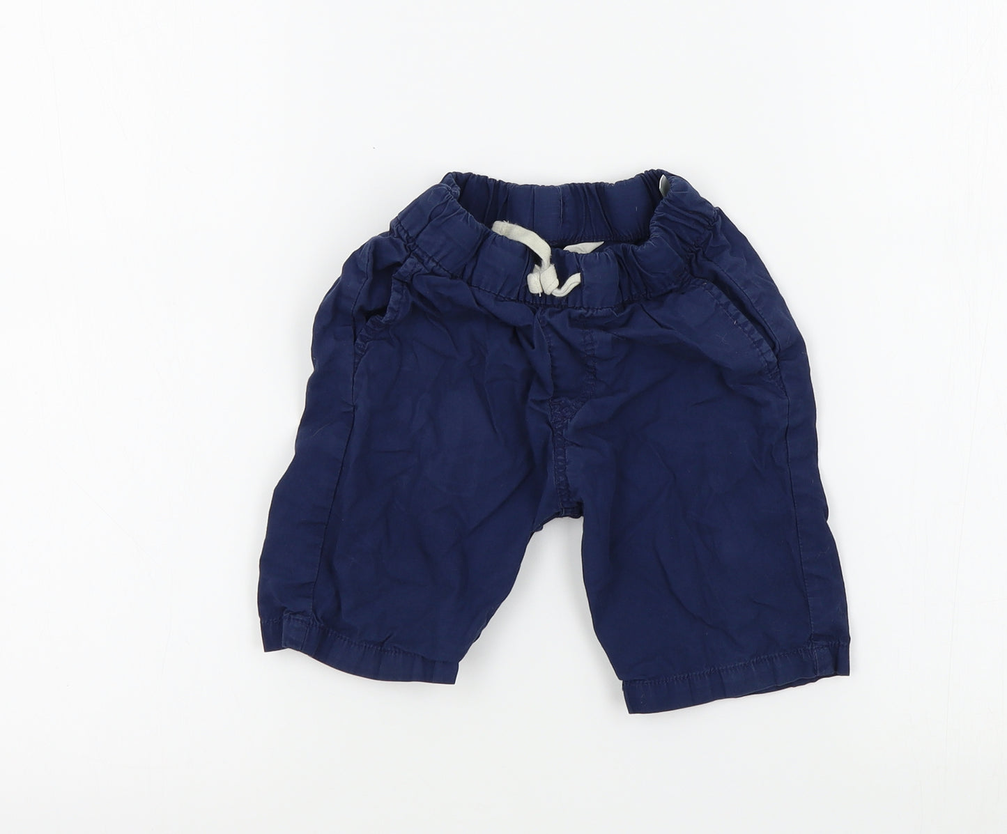 H&M Boys Blue Colourblock  Bermuda Shorts Size 6 Years