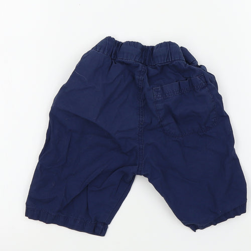 H&M Boys Blue Colourblock  Bermuda Shorts Size 6 Years
