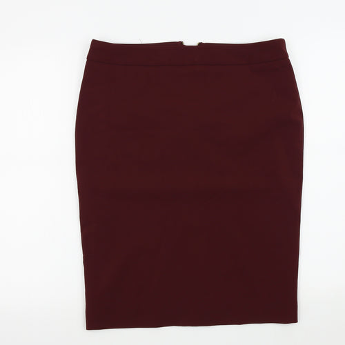 Preworn Womens Red   A-Line Skirt Size M