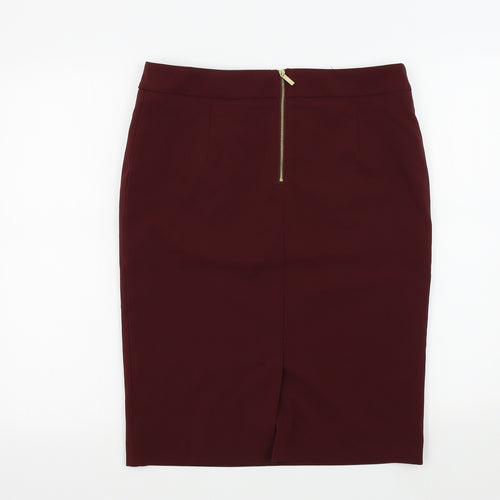 Preworn Womens Red   A-Line Skirt Size M