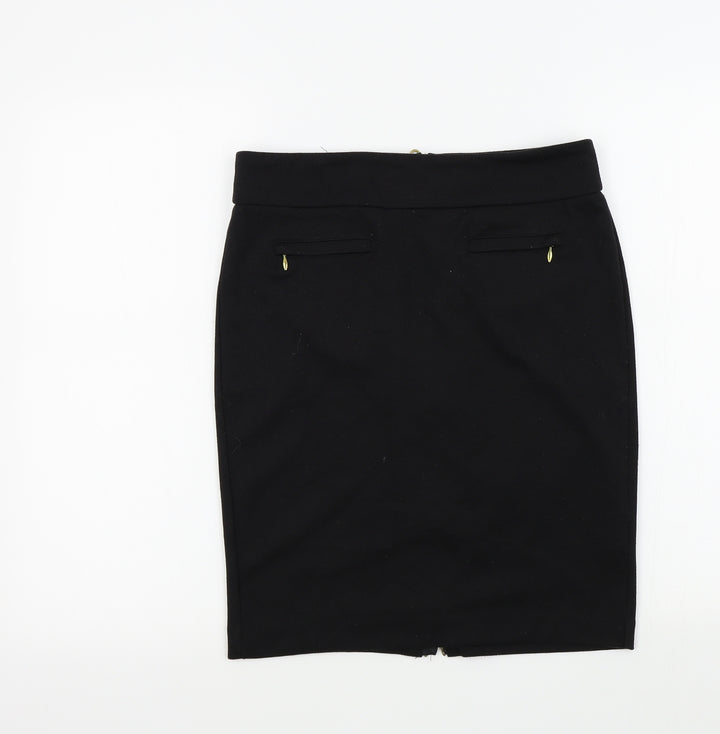 Philosophy Womens Black A-Line Skirt Size 6
