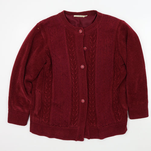 Reflect Collection Womens Red   Jacket  Size M