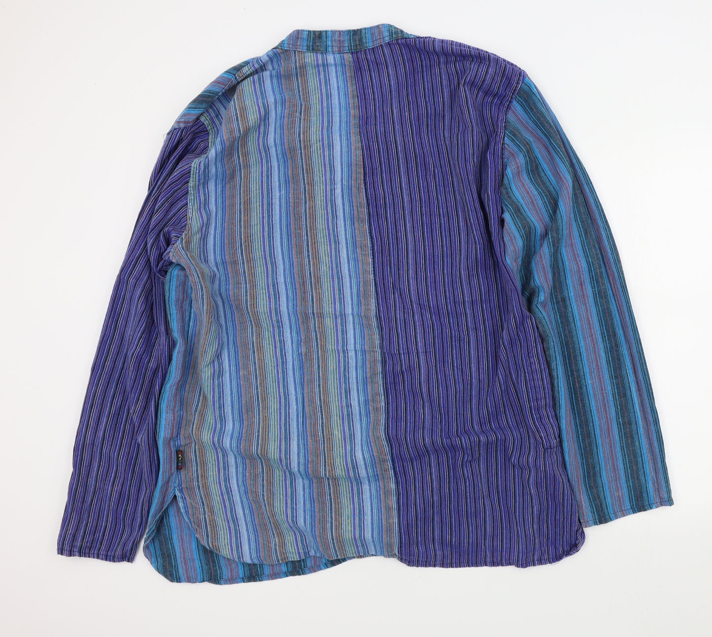 Gringo Mens Multicoloured Striped   Button-Up Size XL