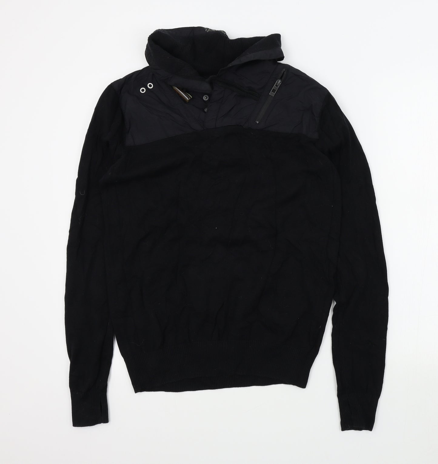Bench Mens Black   Pullover Jumper Size S