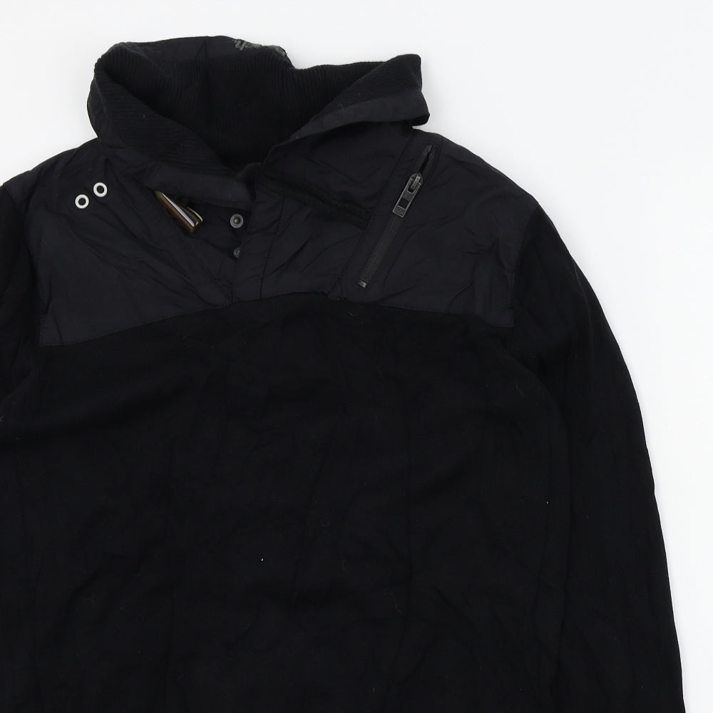 Bench Mens Black   Pullover Jumper Size S
