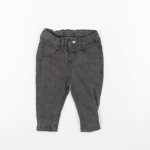 Disney Baby Boys Grey   Cargo Trousers Size 3-6 Months