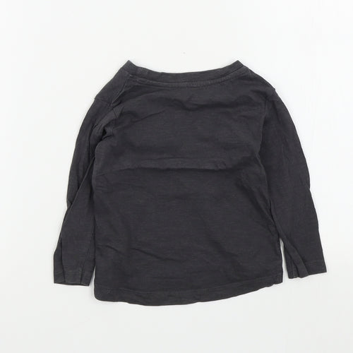 pep&co Boys Grey Colourblock  Pullover Jumper Size 18-24 Months
