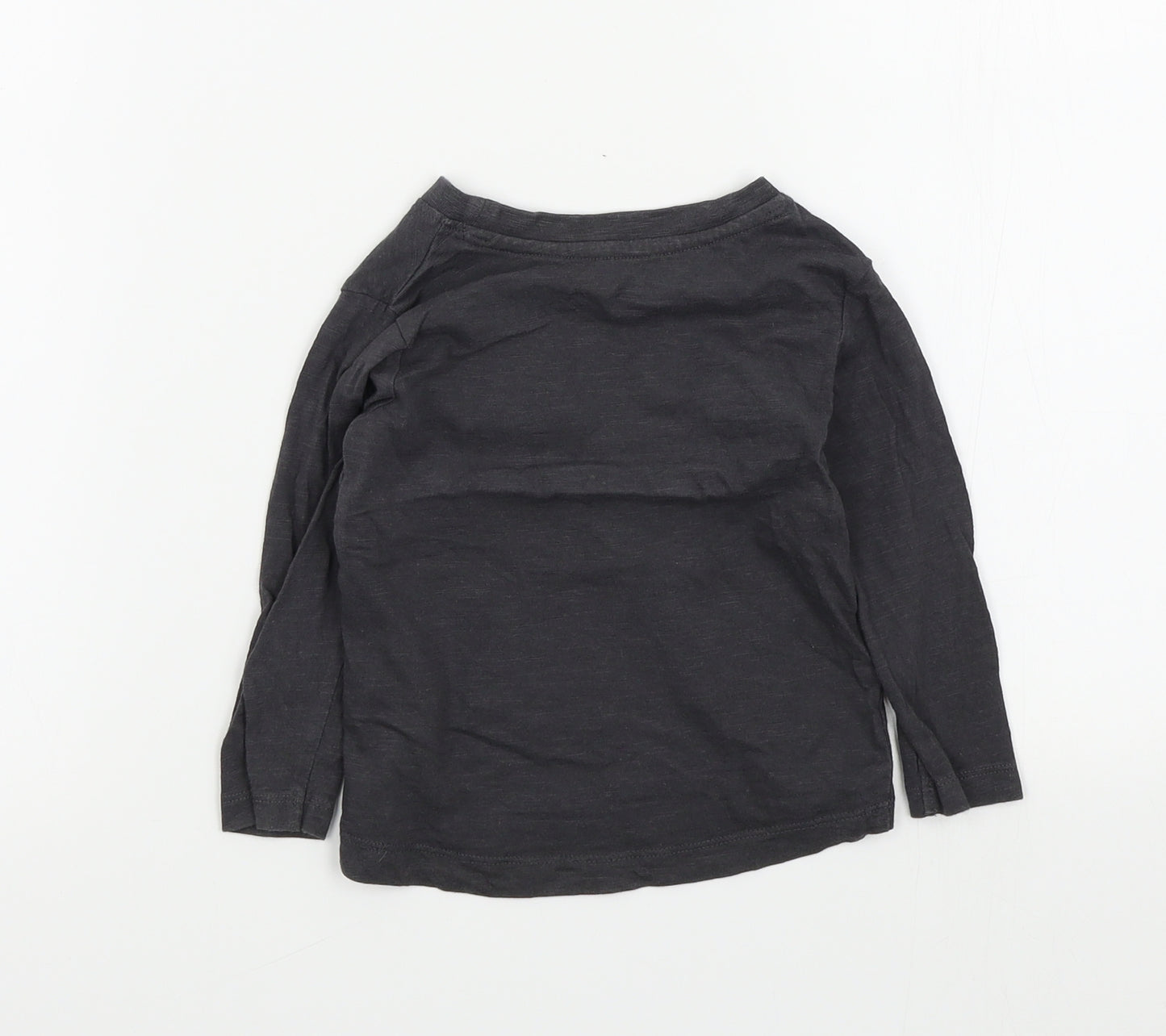 pep&co Boys Grey Colourblock  Pullover Jumper Size 18-24 Months