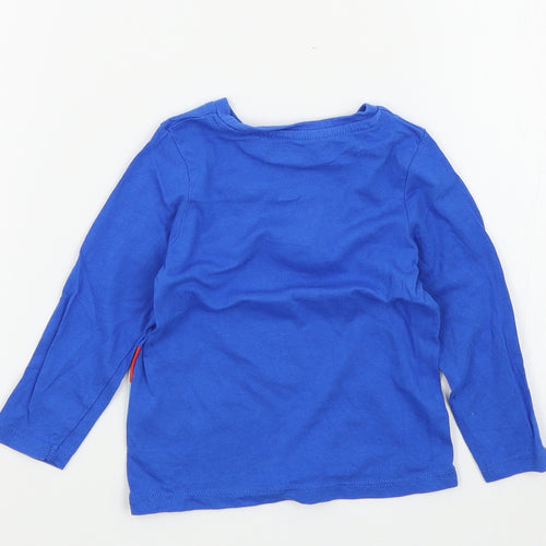 pep&co Boys Blue Colourblock  Basic T-Shirt Size 12-18 Months