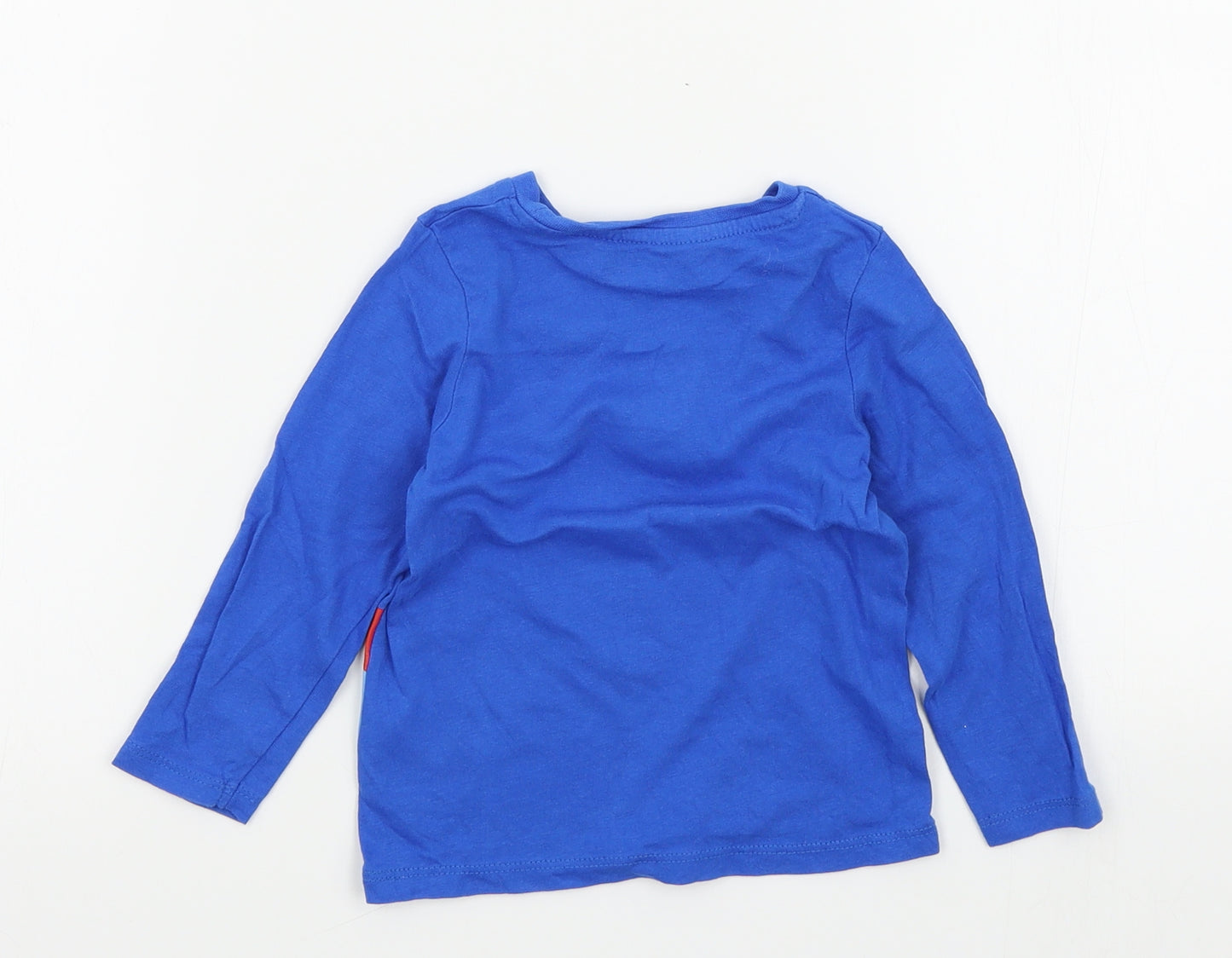 pep&co Boys Blue Colourblock  Basic T-Shirt Size 12-18 Months