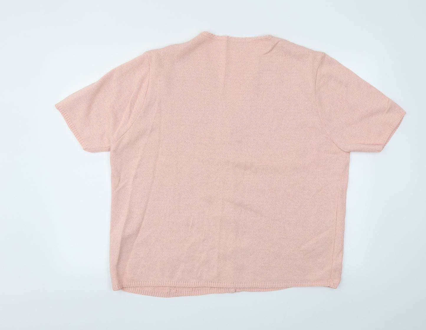 Damart Womens Pink   Cardigan Jumper Size 24