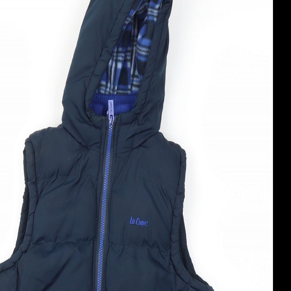 Lee Cooper Boys Blue   Basic Coat Coat Size 11-12 Years