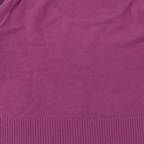 alexara Womens Purple   Pullover Jumper Size L