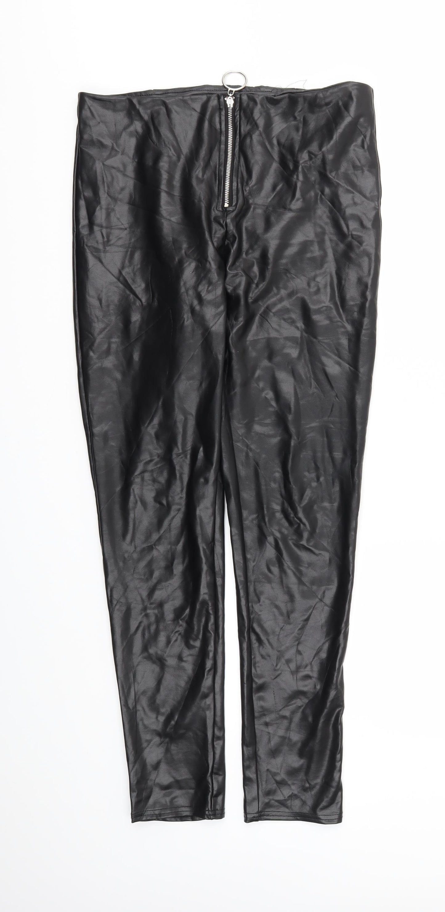 IN VOUGE Womens Black   Trousers  Size L L29 in