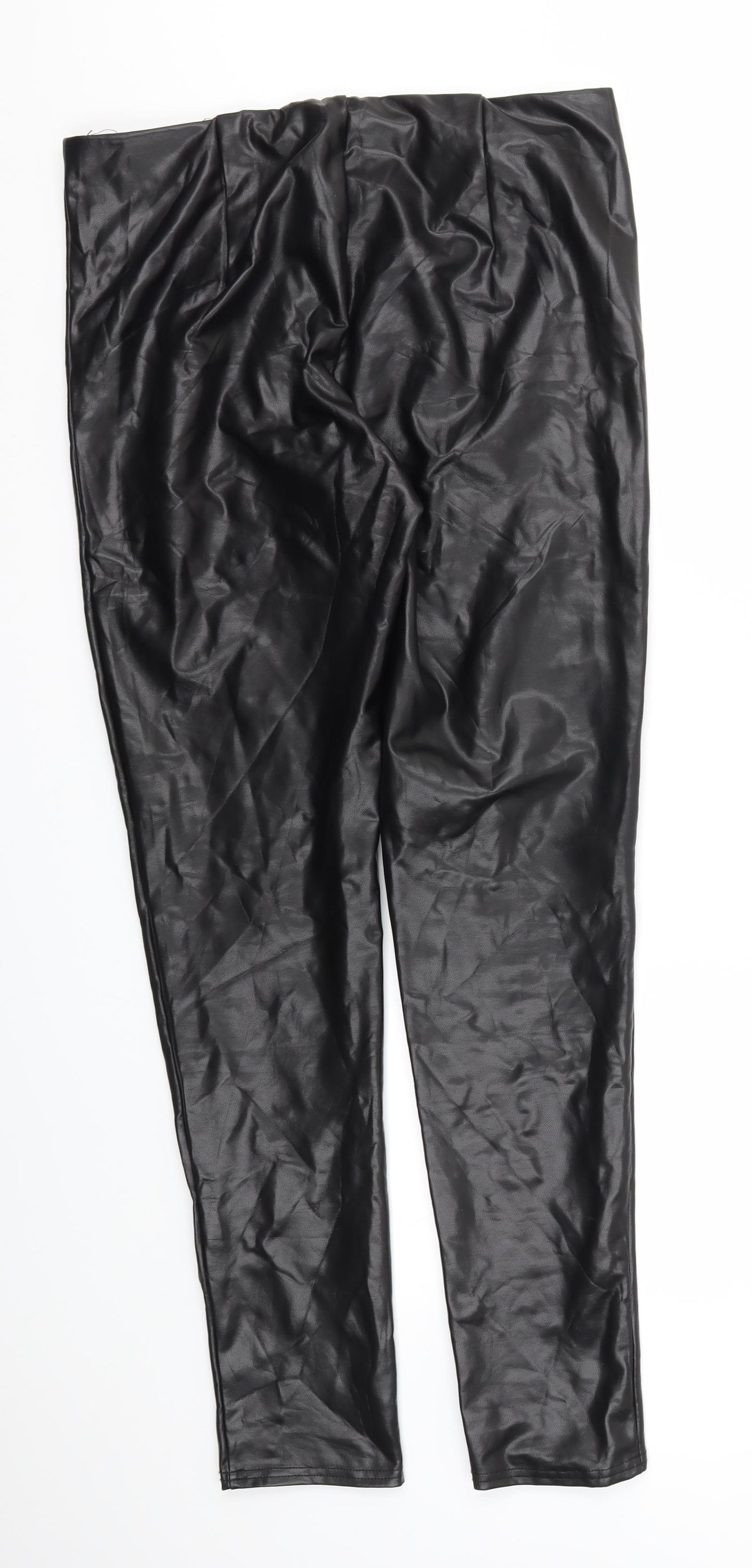 IN VOUGE Womens Black   Trousers  Size L L29 in