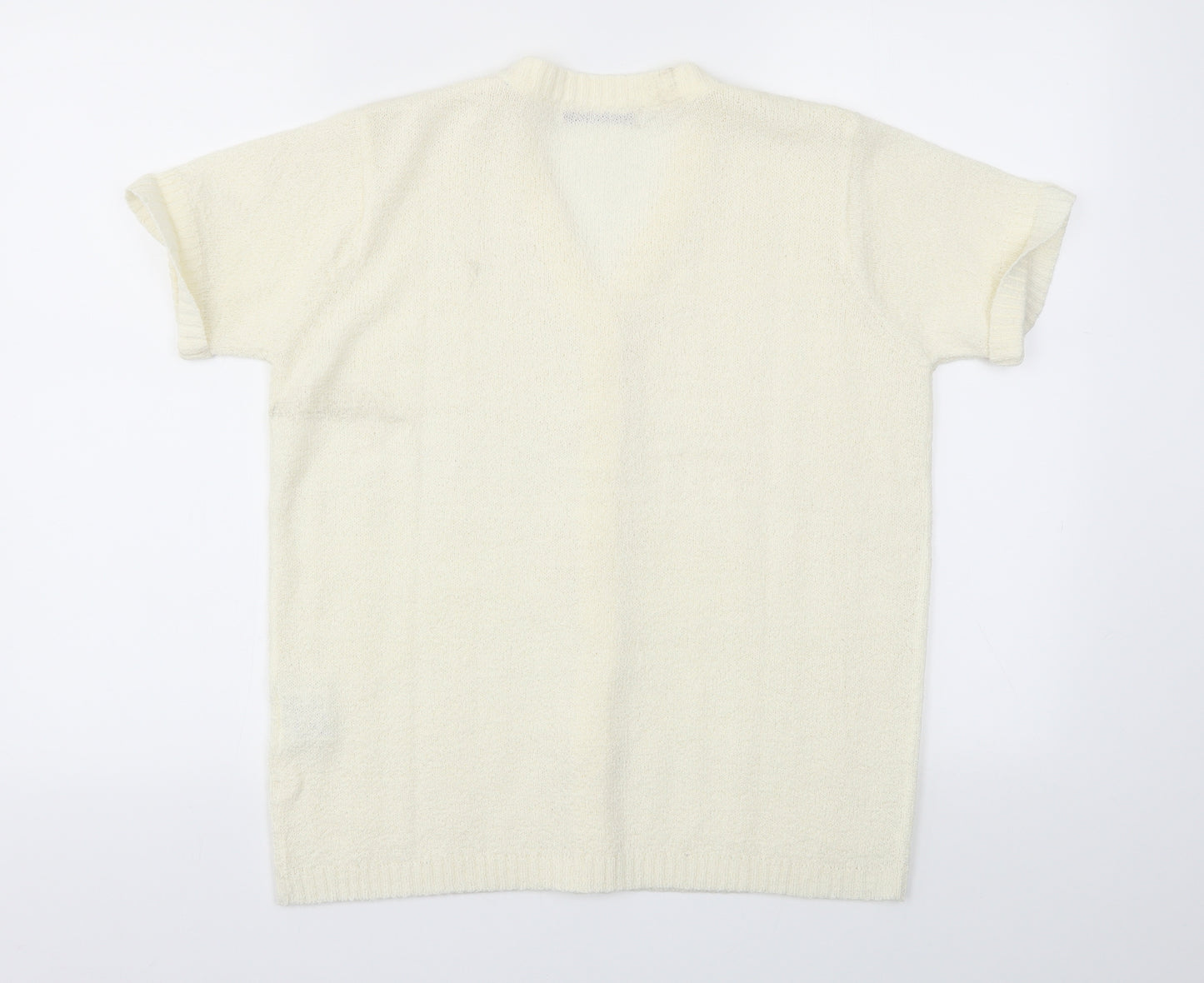 EWM Womens Ivory   Cardigan Jumper Size M