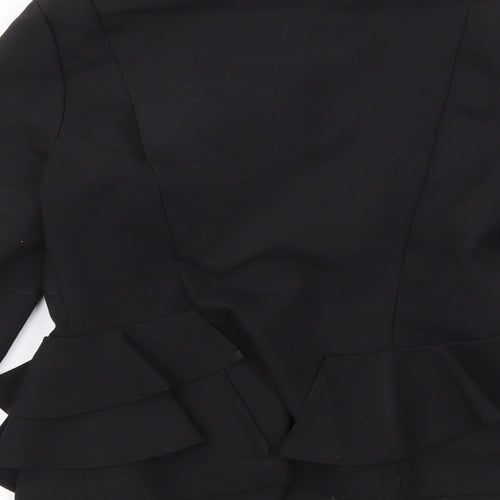 Topshop Womens Black   Jacket Blazer Size 8