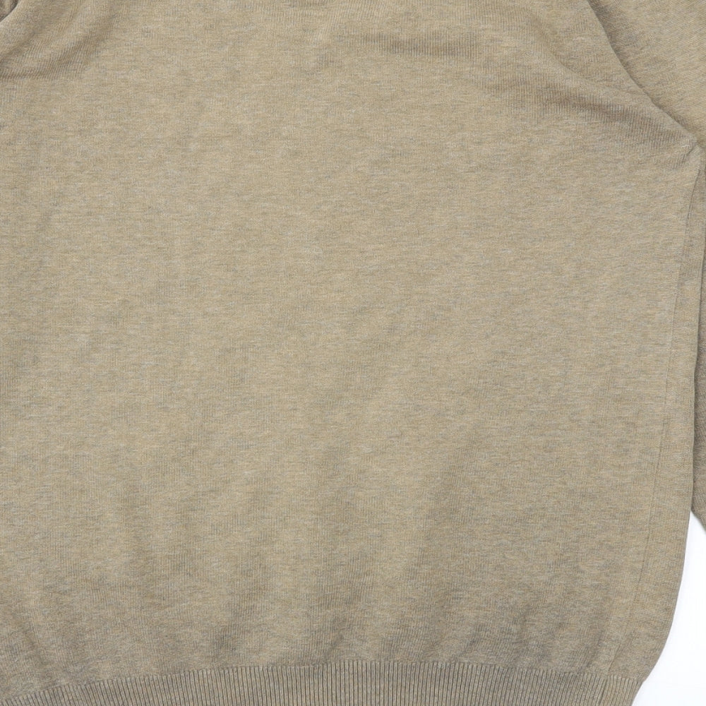 Easy Mens Brown Argyle/Diamond  Pullover Sweatshirt Size S