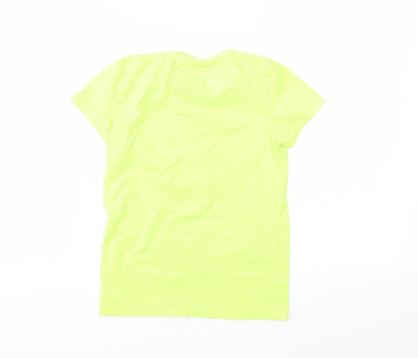 URBAN DEPT Boys Yellow Animal Print  Basic T-Shirt Size 6 Years