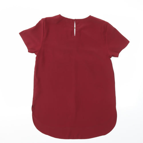 New Look Womens Red   Basic T-Shirt Size 10
