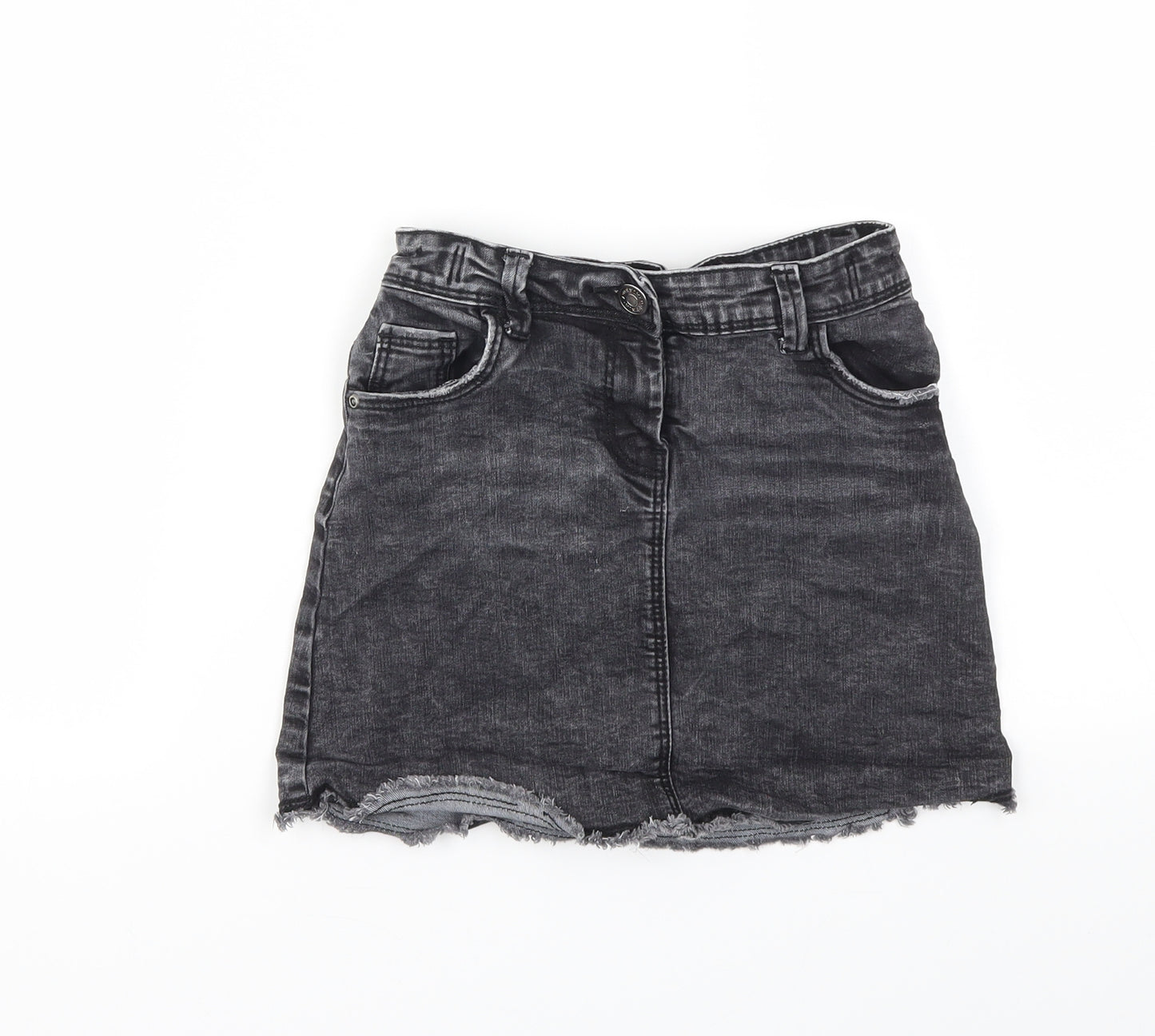 TU Girls Black   Cut-Off Shorts Size 7 Years