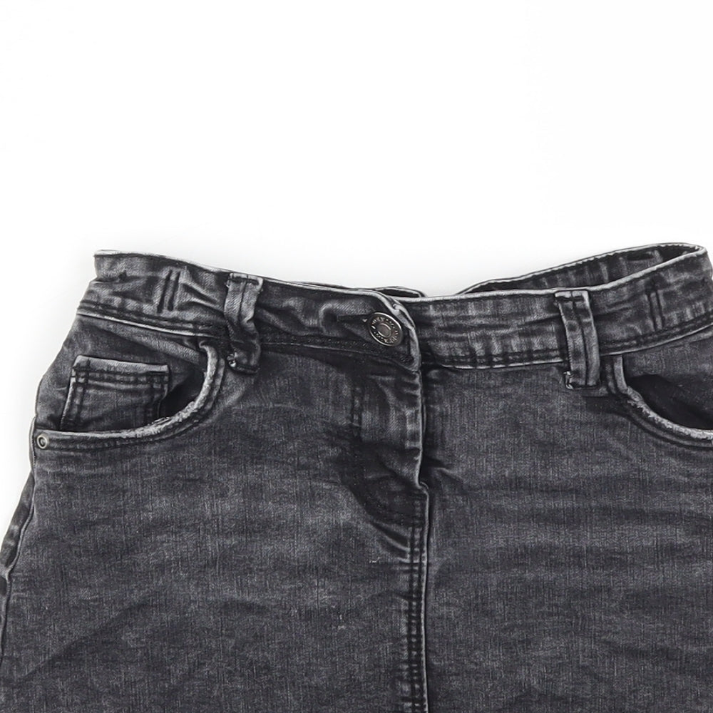TU Girls Black   Cut-Off Shorts Size 7 Years