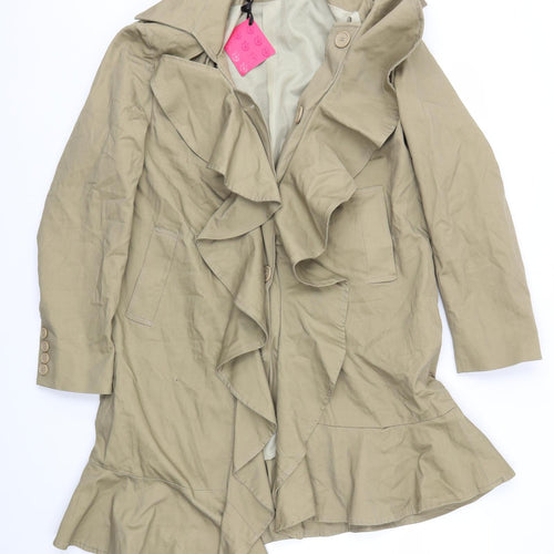 FUUKY Womens Beige   Jacket Coat Size XL