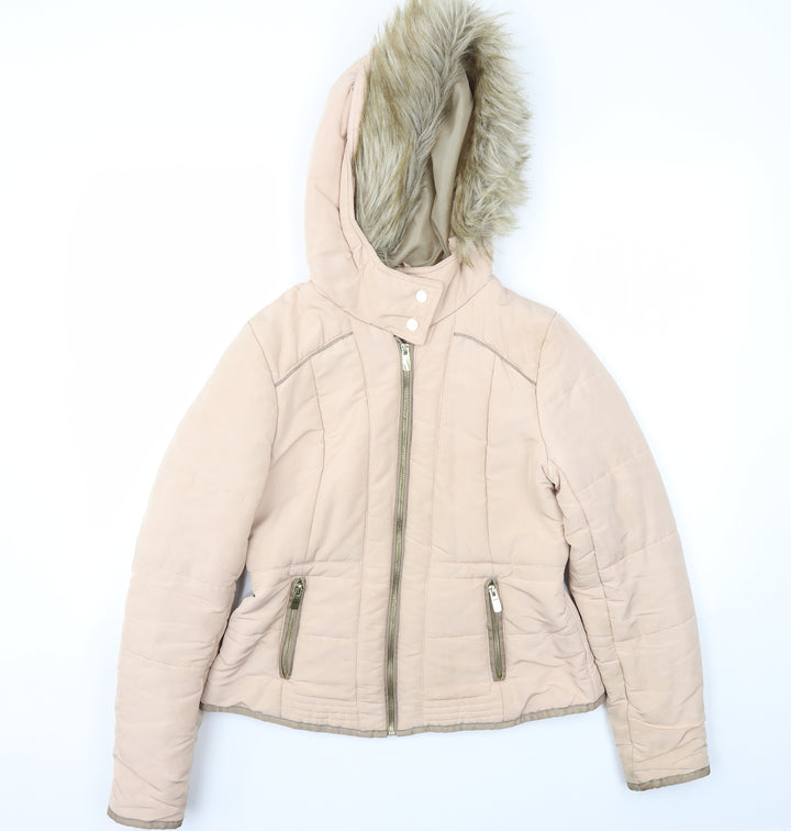 H&M Womens Pink   Jacket Coat Size 6