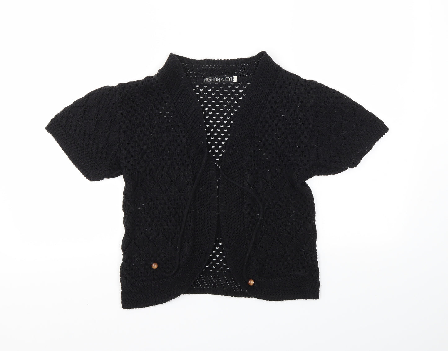 FASHION ALBERT Womens Black   Cardigan Jumper Size S