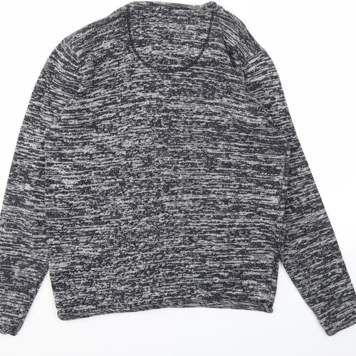 Brave Soul Mens Grey   Pullover Sweatshirt Size M