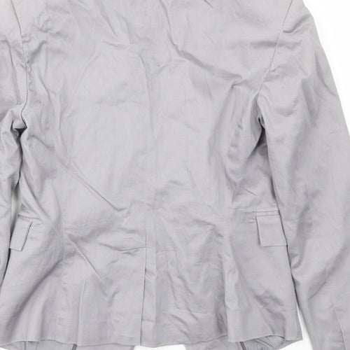 New Look Womens Grey   Jacket Blazer Size 10