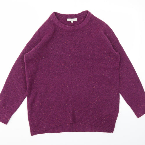 Nutmeg Womens Purple   Pullover Jumper Size 12