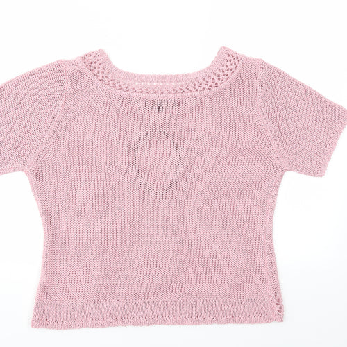 stephen Womens Pink   Basic T-Shirt Size L
