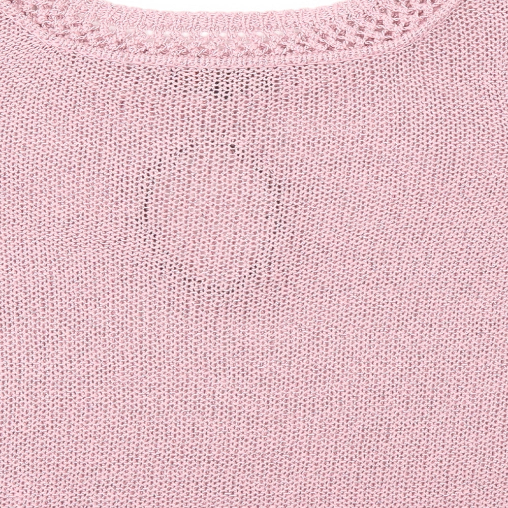 stephen Womens Pink   Basic T-Shirt Size L