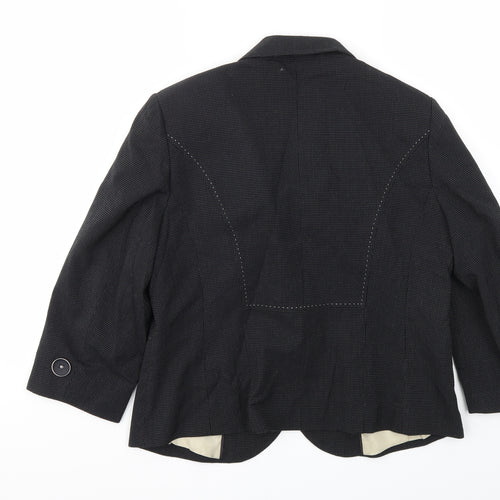 M&S Womens Black   Jacket Blazer Size 16