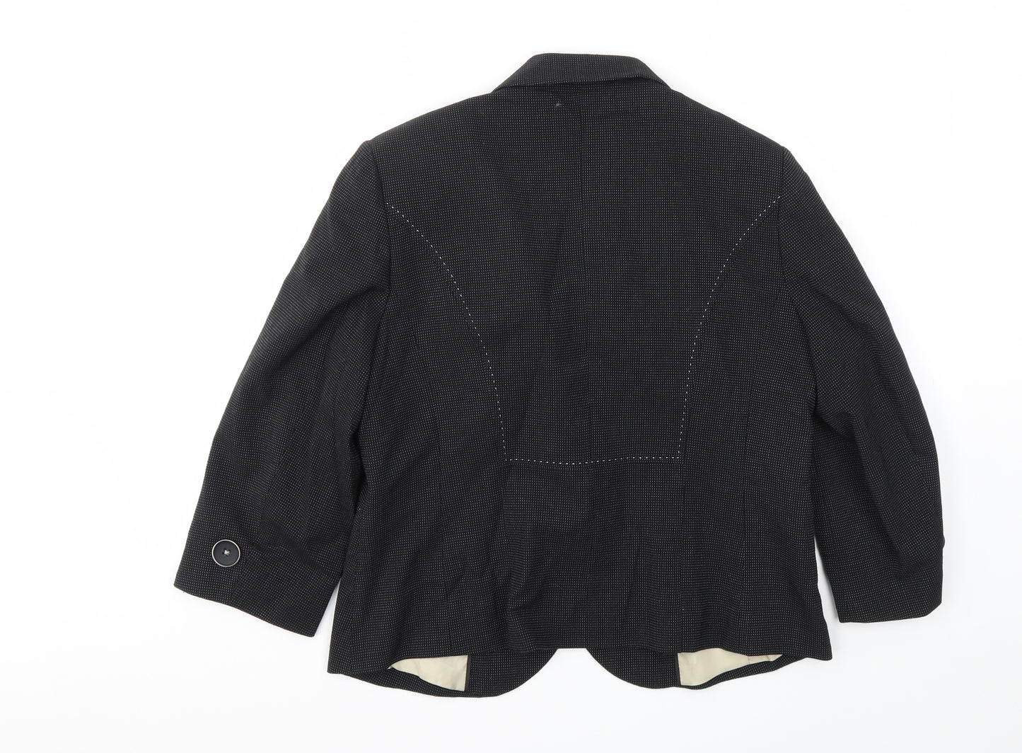M&S Womens Black   Jacket Blazer Size 16