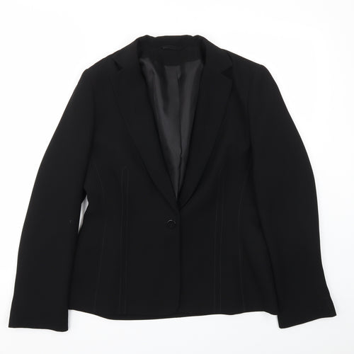 Dorothy Perkins Womens Black Ombré  Jacket Blazer Size 14